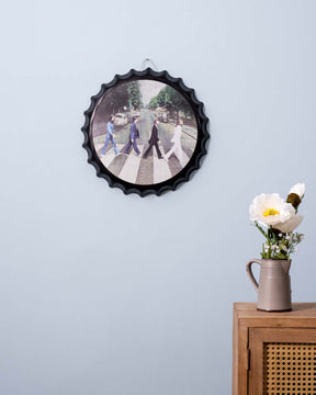 Abbey Road Oversized Wall Bottle Cap - The Decor Kart 