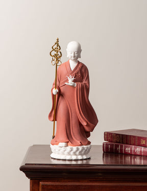 Serene Monk Sculpture