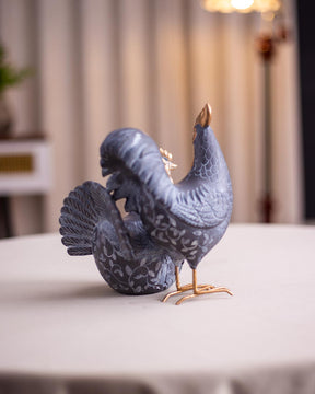 Impeccable Artistic Rooster Sculpture