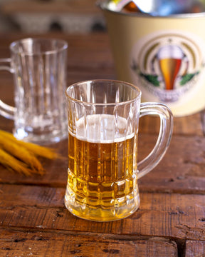 Transparent Thick Crafted Single Beer Mug - Single