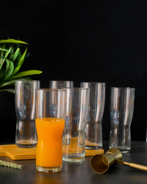 Bormioli Rocco New Pilsner Beer Glasses - Set of 6 Medium - The Decor Kart 