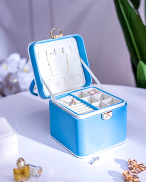 Travel Jewellery Box - Blue