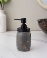 Grey Marbleised Soap Dispenser