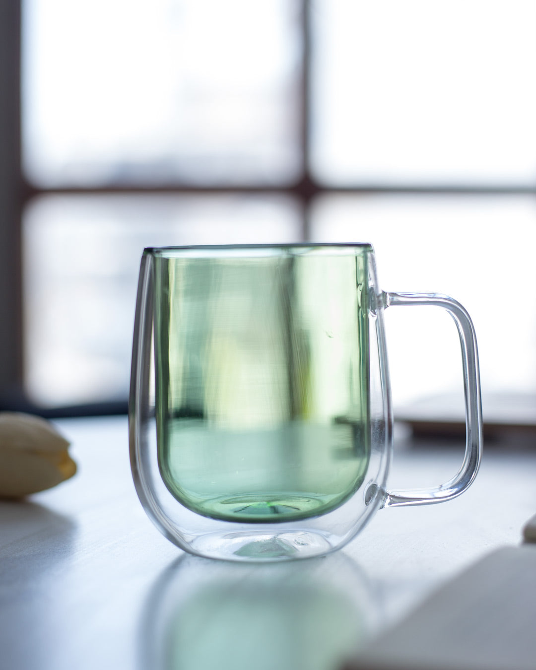 Double Wall Tea Cup- Green