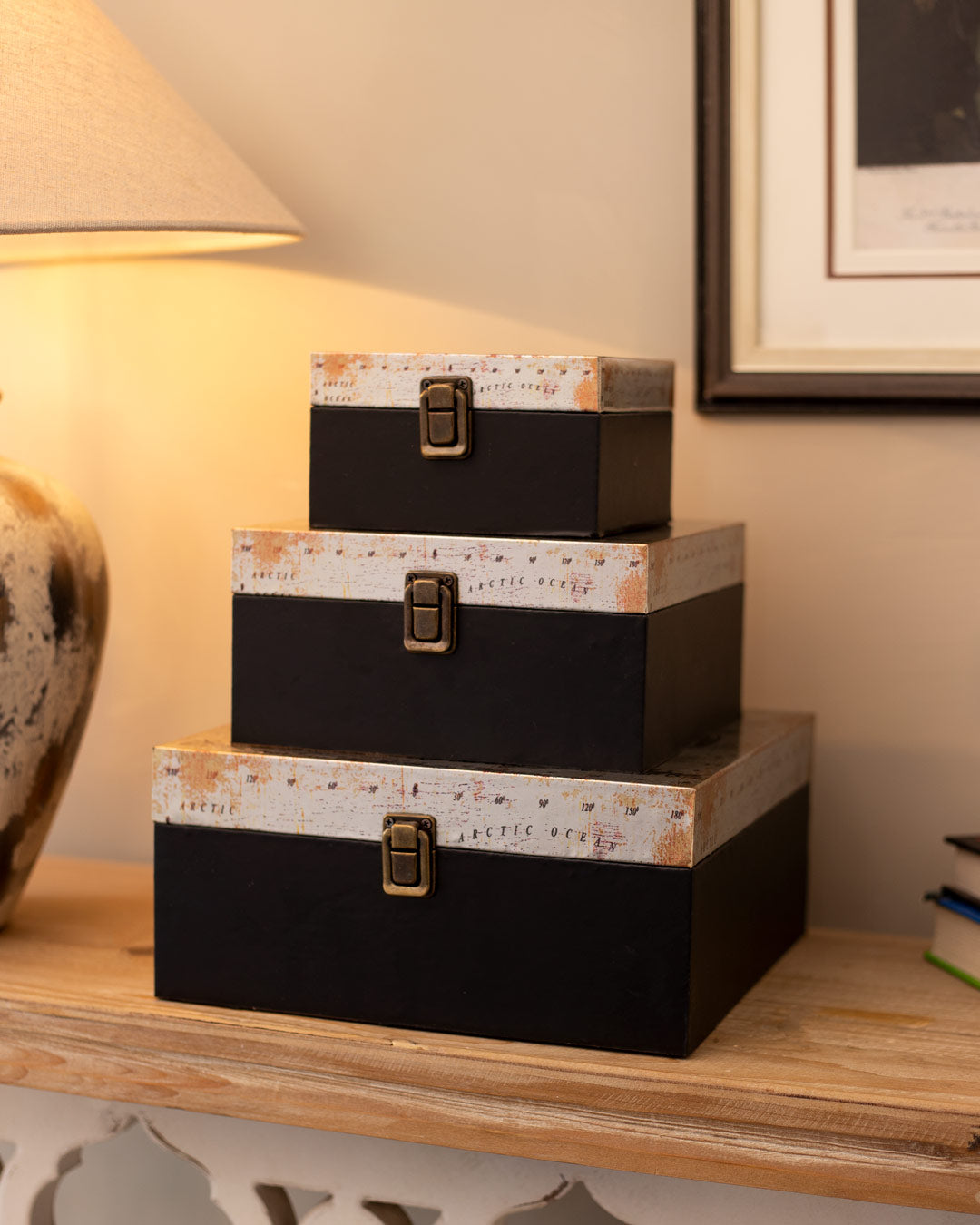 'Sewing Machine' Storage Boxes - Set of 3