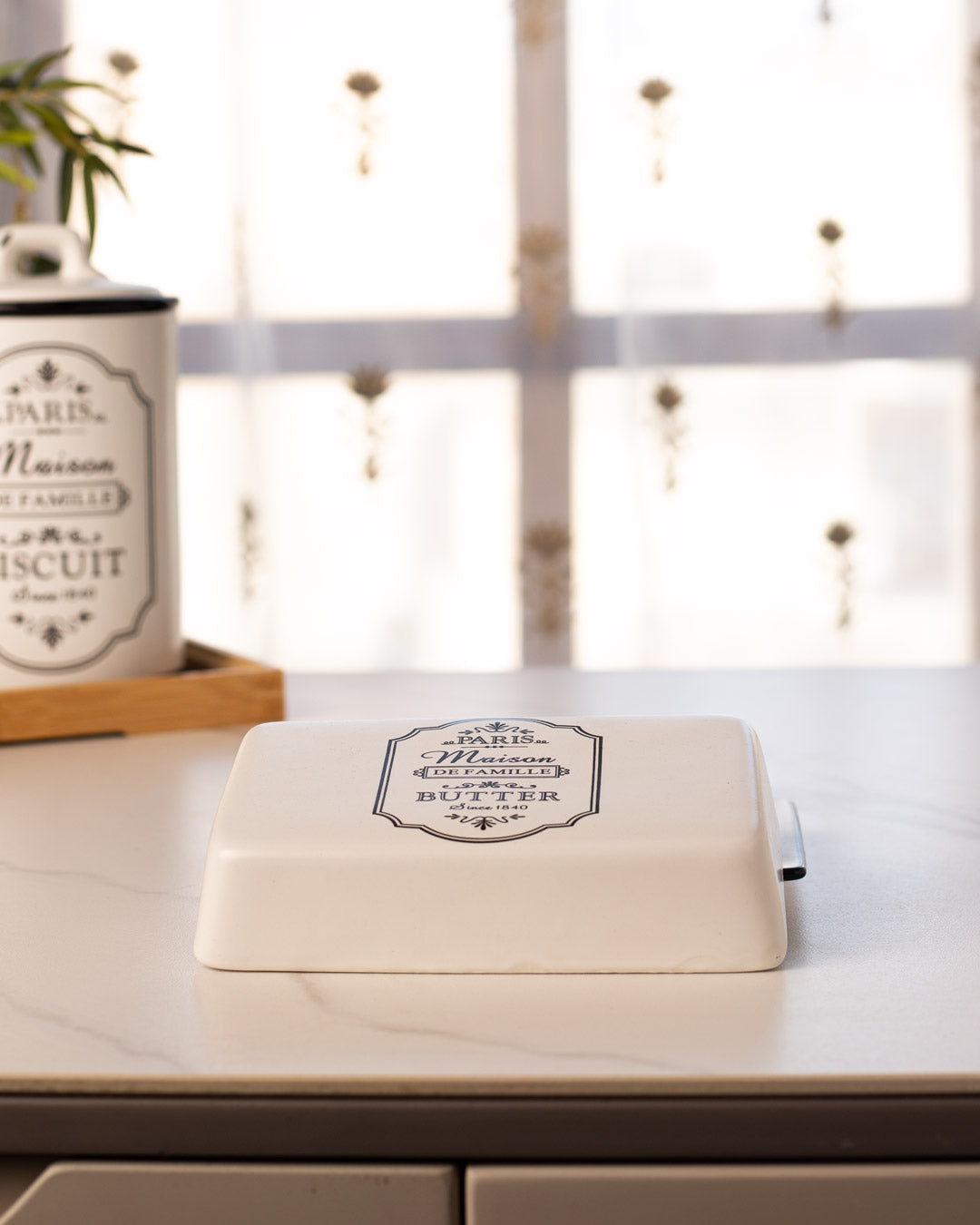 'Paris Maison De Famille' Butter Dish