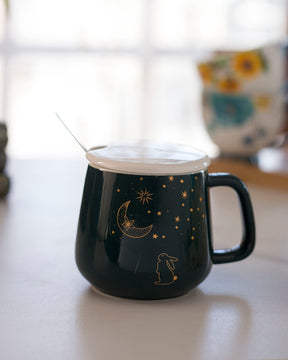 'Starry Night' Coffee Mug With Lid