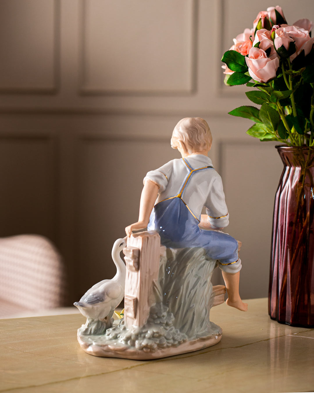 Beautiful Boy - Fine Porcelain Figurine - The Decor Kart 