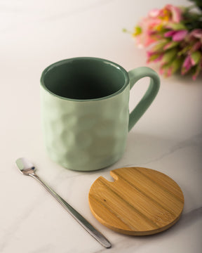 Dimple Green Mug