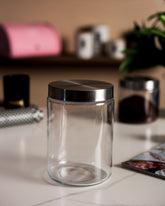 High Quality Borosilicate Kitchen Canister Glass 1250 ML - Medium