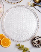 Fortuna Dinner Plate - Clear