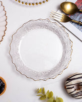Florian Dinner Plate - Clear