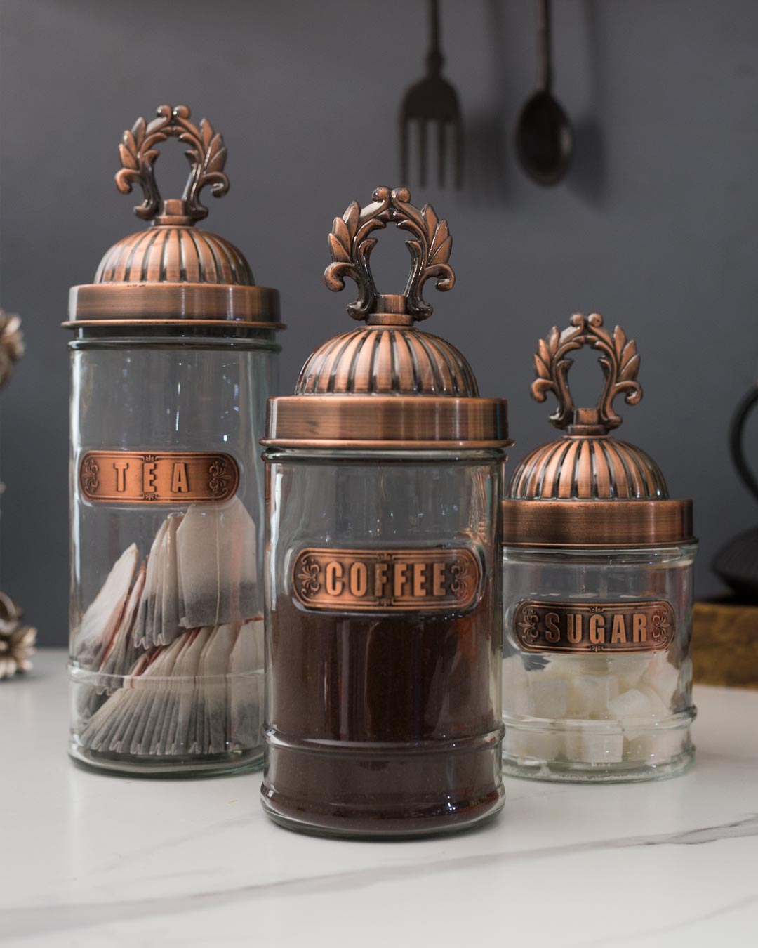 Baroque Kitchen Canister - Large - The Decor Kart 
