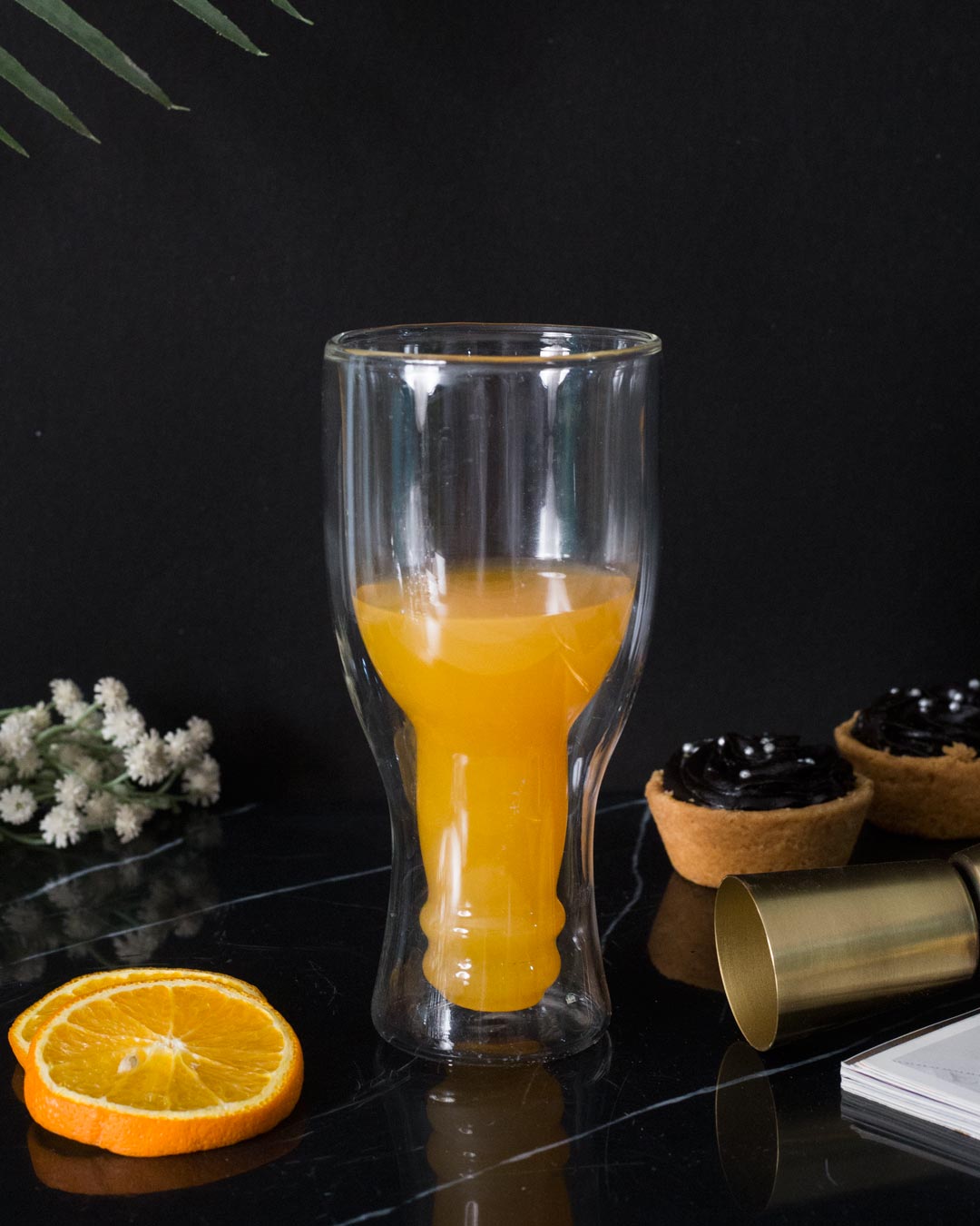 Double-Walled Longneck Drinking Glass - The Decor Kart