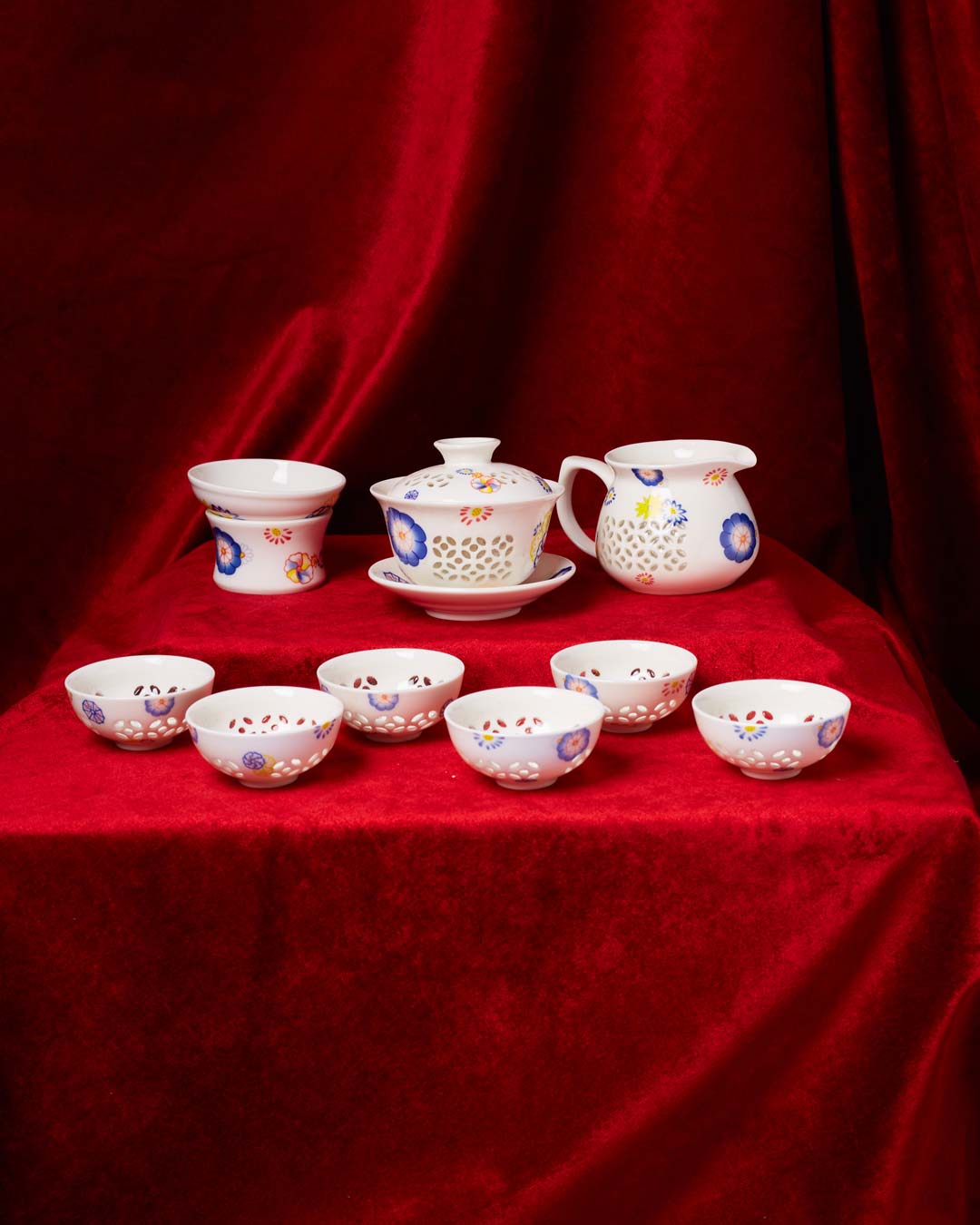 Oriental Ceremonial Tea Set - The Decor Kart