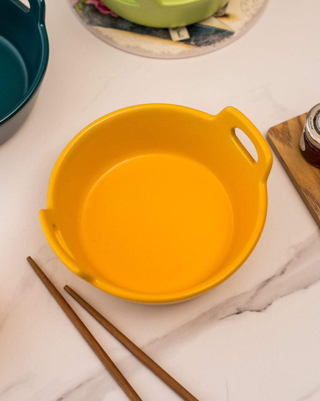 Monochrome Baking Dish - Yellow