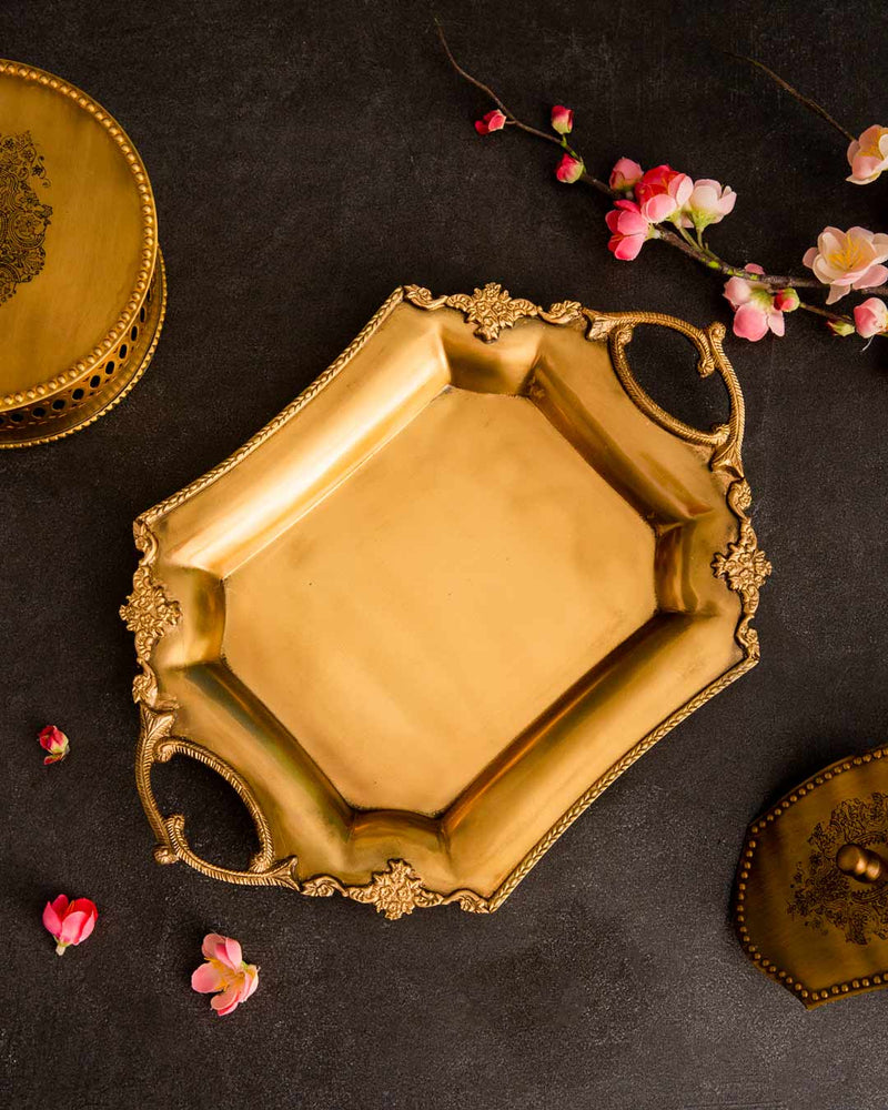 Appollonia Decorative Tray with Handle