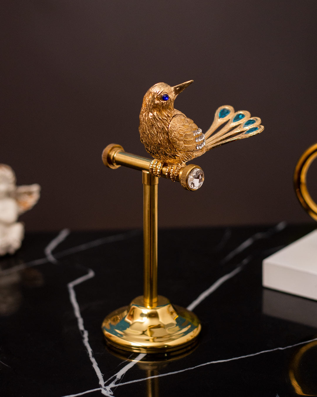 Golden Sparrow Tabletop Sculpture - The Decor Kart 