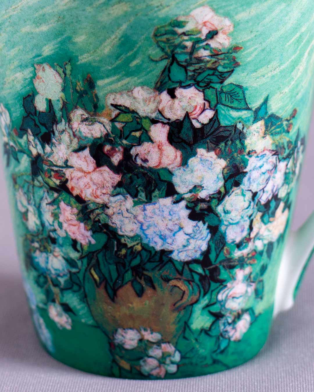 'Pink Roses' Vincent Van Gogh Painting Coffee Mug