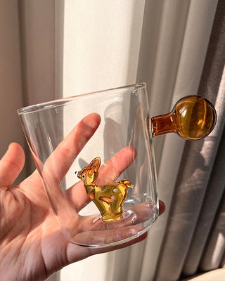 Tiny Animal Wine Glass
