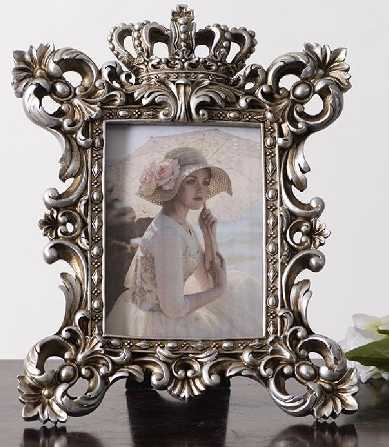 'Aristocrat' Photo Frame - Rustic Grey - The Decor Kart