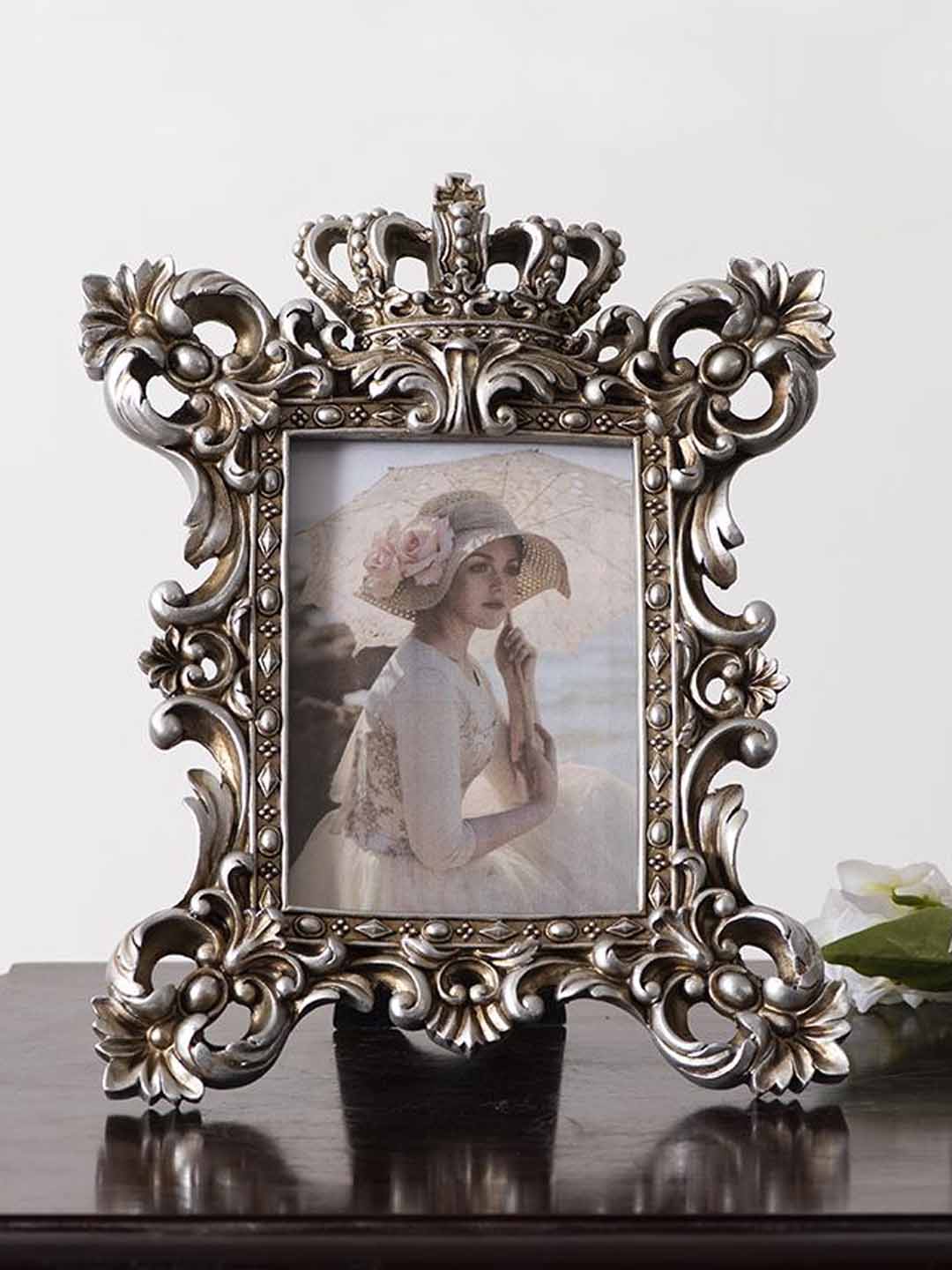 'Aristocrat' Photo Frame - Rustic Grey - The Decor Kart