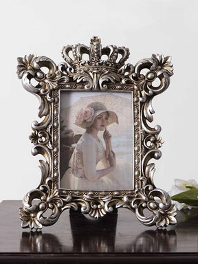 'Aristocrat' Photo Frame - Rustic Grey - The Decor Kart 