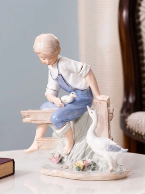 Beautiful Boy - Fine Porcelain Figurine - The Decor Kart 