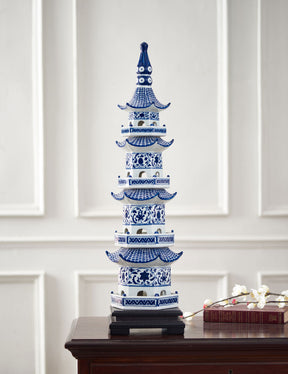 'Country Estate' Tulipiere Tower Vase w/ Stand
