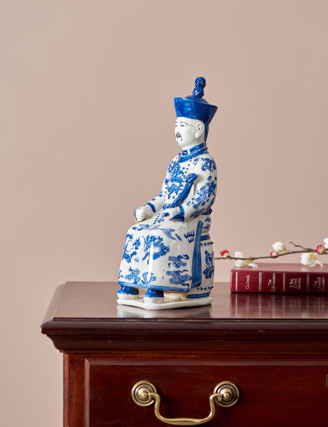 'The Qing Emperors' Porcelain Sculptures - Set of 3