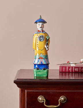 'The Qing Emperors' Porcelain Sculptures - Set of 3