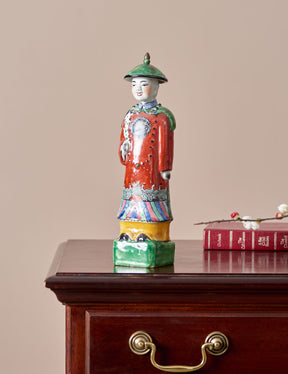 'The Qing Emperors' Porcelain Sculptures - Set of 3