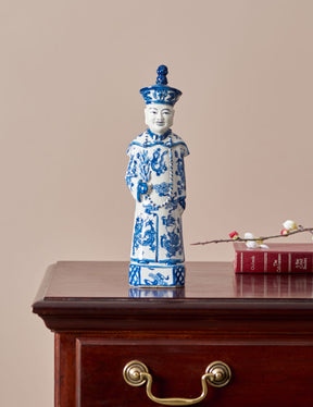 'The Qing Emperors' Porcelain Sculptures - Set of 3