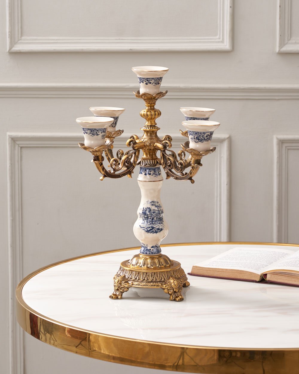 'Yorkshire' Victorian Ornamental Candelabra - The Decor Kart