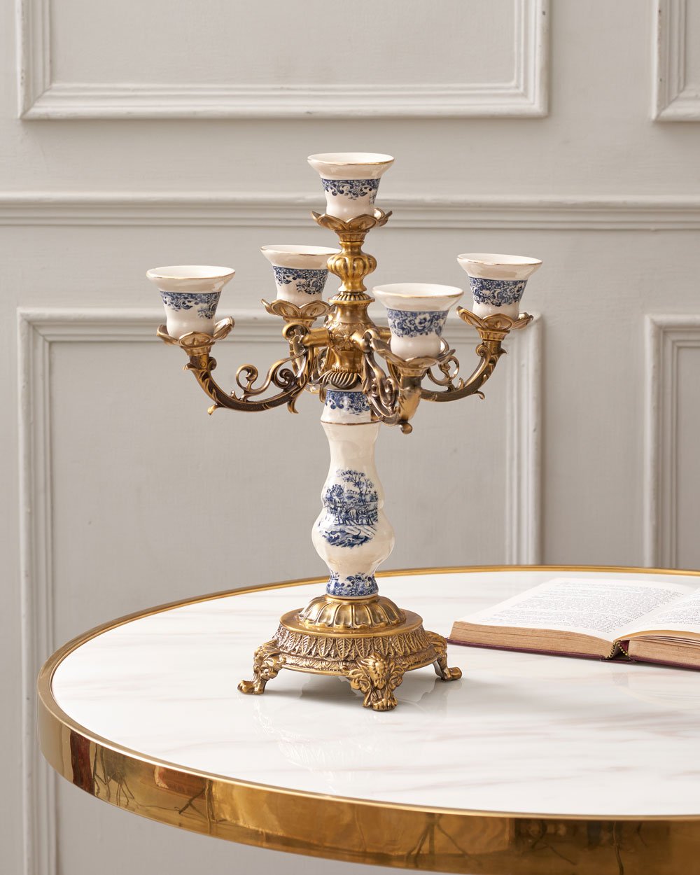 'Yorkshire' Victorian Ornamental Candelabra - The Decor Kart