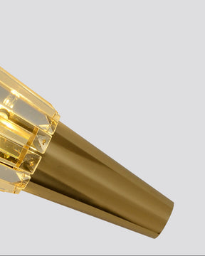 Tapered Crystal Wall Sconce - Medium - The Decor Kart 