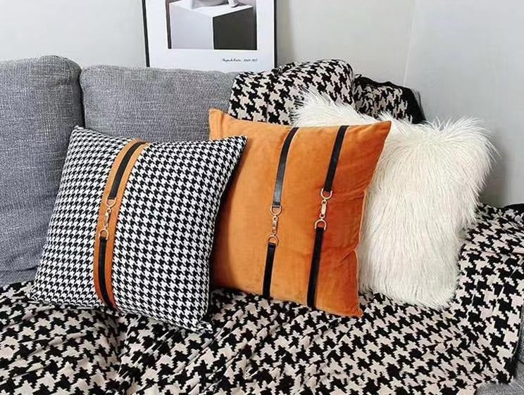 Strapped Cushion Cover